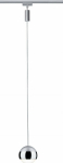 Paulmann Suspended luminaire for URail track CAPSULE LED II DIM 6W 2700K 230V matt chrome / metal
