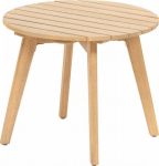 DLGTP Acacia wood garden table OLVINIA, &Oslash; 40 cm