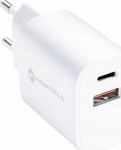 FORCELL F-ENERGY TFK-TC-30WPD Typ C + USB A PD QC4.0 3A 30W White