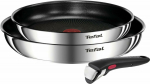 Tefal Ingenio Emotion L897S374 3 el. srebrny - stuff: aluminium | Type of cuisine: Ceramic, Electrical, Gas, Induction