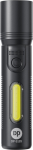 DP LED taskulamp, laetav aku, zoom, USB-C
