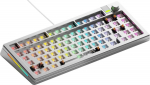 Glorious PC Gaming Race Glorious GMMK 3 Pro 75 % Custom Gaming-Tastatur - Barebone, ANSI layout, silber
