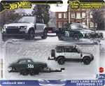 Mattel Hot Wheels Premium: Car Culture Team Transport &ndash; Land Rover Defender 110 Vehicle (JBM29)