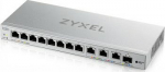 ZYXEL COMMUNICATIONS A/S ZYXEL XGS1250-12 V2, 12-PORT GIGABIT WEBMANAGED DESKTOP SWITCH WITH 8 PORT 1G + 3-PORT MULTIGIG 1/2.5/5/10G + 1-PORT SFP+ (5Y WARRANTY)