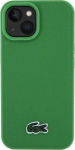 Lacoste Hard Cover Iconic Petit Pique Woven Logo MagSafe Green for iPhone 16