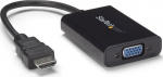 StarTech.com HDMI till VGA-videoadapter med audio for stationary/laptop/Ultrabook - 1920x1080 - Video card - HDMI Male till HD-15 (VGA), minijack, micro-USB typ B female - 25 cm - svart - accounted for 1080p, aktiv - for P/N: DK30CH2DEP, DK30CH2DEPUE ...