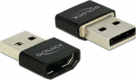 DELOCK HDMI Adapter A Buchse > USB Typ-A Stecker schwarz