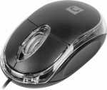 Natec Genesis Myszka Natec Vireo 2 black wire - Mouse Wired | Optical | 1000 dpi | 3 buttons | USB