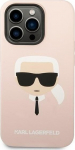Karl Lagerfeld KLHMP14LSLKHLP Back Case for Apple iPhone 14 Pro