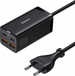 Baseus GaN3 Pro 4 Port 100Watt Adapter 2xUSB-C + 2xUSB-A sort