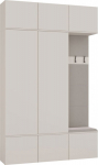 Goodhome HAGUE wardrobe III 2Sz1W CASHMERE 2x Wardrobe + Wieszak