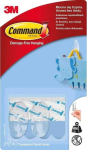 3M COMMAND 17092 CLEAR HOOKS/ S, 450GR