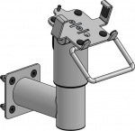 Ergonomic Solutions Wall mount for SumUp AIR E205, - BLACK-