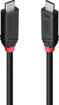 CABLE USB4 240W TYPE C 1M/BLACK LINE 37001 LINDY