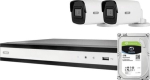 ABUS PoE-Video set: 2 Mini-tube cameras + NVR 4Ch.TVVR36402D