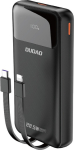 Powerbank Dudao Powerbank Dudao K15Pro 20000mAh 22.5W PD USB-C / USB-A / built-in cables Lightning, USB-C czarny