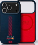 Red Bull Silicone Powerbar case MagSafe do iPhone 17 Pro Max navy blue