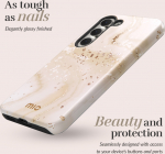 MIO Gold Marble Magsafe Compatible for Samsung A55 5G