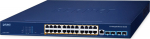 Planet GS-6311-24PL4X Managed Layer 3 Gigabit Ethernet Switch with PoE - Switch - 1 Gbps