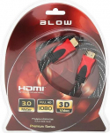 Kabel Blow HDMI - HDMI 3m czerwony (5900804001799)