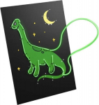 Kidywolf Illuminated Wall Decoration Set 3-pieces Dino