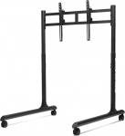 Next Level Racing Floor stand | Round Tube Freestanding Single Monitor Stand | Up to 65 " | Height adjustment, Tilt | Maximum weight (capacity) 50 kg | Black