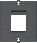 Bachmann Custom module - 1xKeystone, w/2 screws - Black