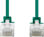 DIGITUS patch cable CAT 6 U-UTP Slim 0.5m Gr&uuml;n 10 St&uuml;ck