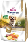 GOLD DOG Snocerek Grain Free Small breeds beef and salmon, potato- dry dog food - 4kg