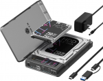 Docking- & Klonstation IcyBox f&uuml;r M.2 & 2.5"/3.5" SSD/HDD