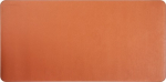 LUMIVIDA Large PVC Leather Mouse Pad, 1200x600, Orange