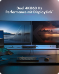 Dockingstation IcyBox Heart Dock 2255 two 4K@60Hz Displays