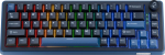 Ducky OK-M 65 Gaming Keyboard, 65%, US Layout (ANSI), KTT Baby Blue Switches - black