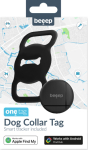 Beeep OneTag Apple Find My & Android Tracker - Dog - Black, juoda