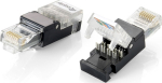 Equip Stecker Cat6 ungeschirmt RJ45 wzf. 2Stk transp. Polybeutel