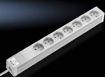 Rittal power strip - Wechselstrom 230 V - output terminals: 7 (CEE 7/5)