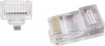 GEMBIRD Pass-through mains plug 8P8C UTP for network cables, wires and cords, 100 szt