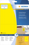 HERMA labels A4 gelb 105x148mm Paper can be removed with a matt finish 80St