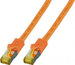 EFB Elektronik EFB RJ45 Patchk. S/FTP Cat.6A LSZH Cat.7 Rohk. 1.00m orange