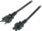 EFB Elektronik EFB Netzkabel Schweiz Typ 12 - C5 180&deg;,sw,1.8m,3x0.75mm