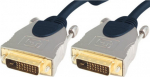 ShiverPeaks SP77443 - 3 m - DVI - DVI - Male - Male - Blau - Chrom