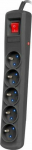 Arm Armac R5 | Listwa zasilająca | przeciwprzepięciowa, 5 sockets, przew&oacute;d 1.5m, czarna