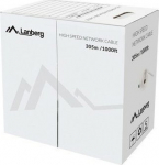 Lanberg Kabel UTP Kat.6 CU 305m wire fluke LCU6-12CU-0305-S szary
