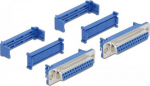 DeLOCK - Serial / Parallel connection - DB-25 (W) - Blau (pack of 2)