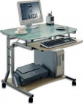 Techly Glass computer desk