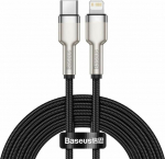Kabel USB Baseus USB-C - Lightning 1 m Czarny (CATLJK-A01)