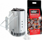Weber 3-in-1 Rapid Fire Chimney Starter Set