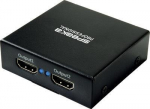 SpeaKa Professional SP-HDS-220 1+2 Port HDMI-Splitter Ultra HD-able to 3840 x 2160 Pixel