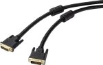 Renkforce RF-4695150 - 20 m - DVI-D - DVI-D - Male - Male - Schwarz
