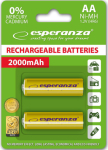 ESP Guitar Company Esperanza EZA103Y PRECHARGED HR6 2000MAH ALWAYS READY BLISTER PACK 2PCS